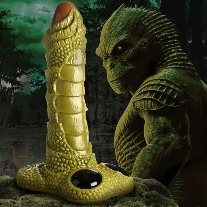Dildos XR Brands Scaly Swamp Monster 3 Foot Giant Dildo