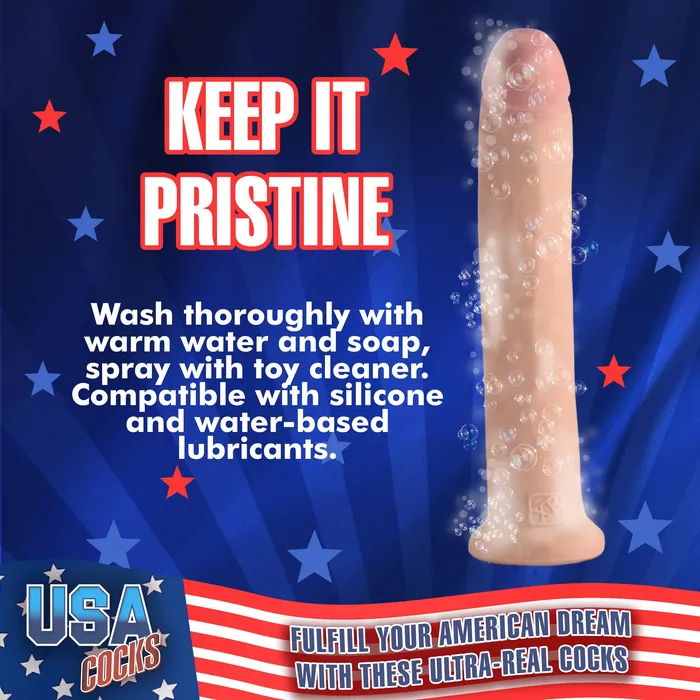 Dildos XR Brands Ultra Real Dual Layer Suction Cup Dildo Without Balls