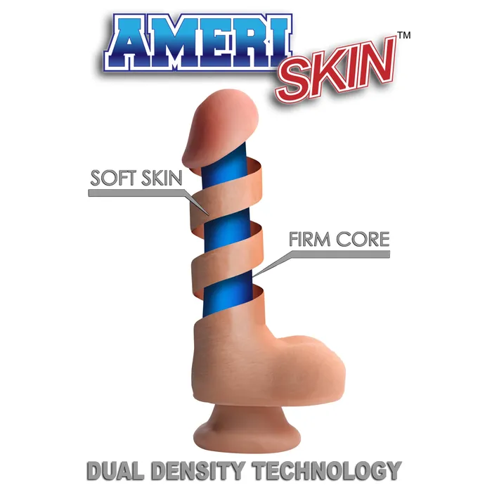 Dildos XR Brands Ultra Real Dual Layer Suction Cup Dildo Without Balls