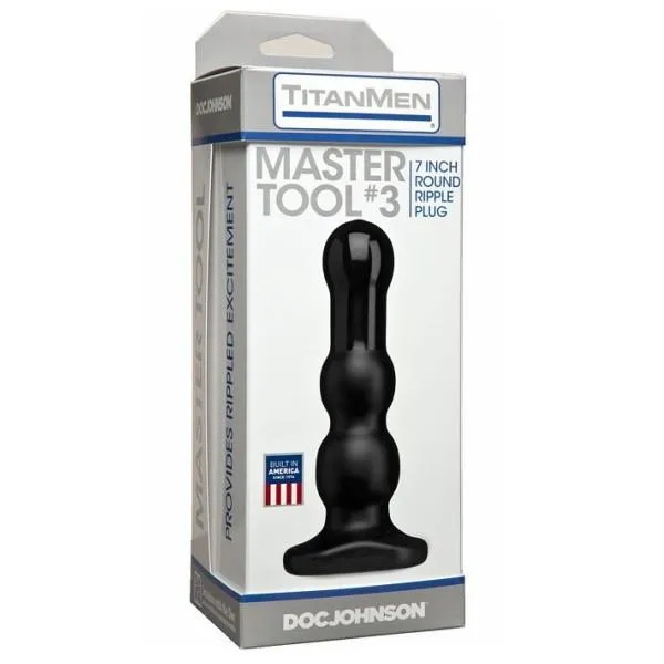 Doc Johnson Anal Doc Johnson Titanmen Master Tool 3 Butt Plug