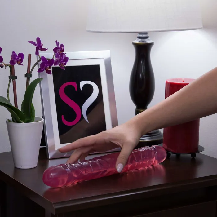 Doc Johnson Dildos Doc Johnson Crystal Jellies 12 Inch Realistic Double Dildo