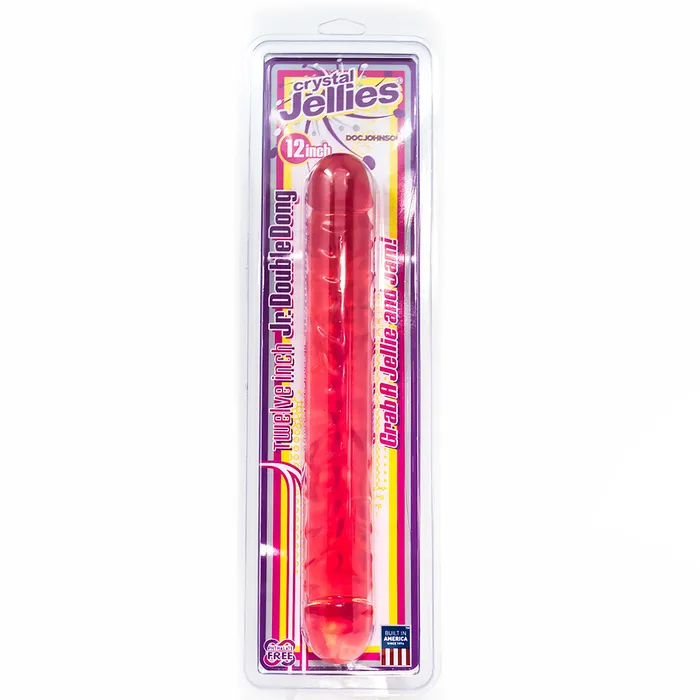 Doc Johnson Dildos Doc Johnson Crystal Jellies 12 Inch Realistic Double Dildo