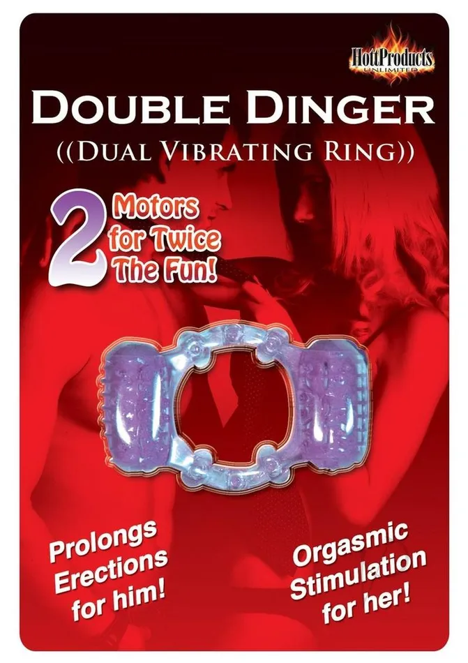 Double Dinger Purple Hott Products Vibrators