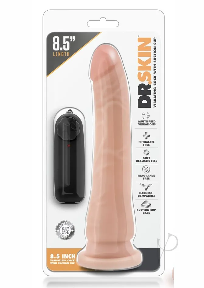 Dr Skin Vibe 85 Cock Wsuction Van Dr Skin Female Sex Toys
