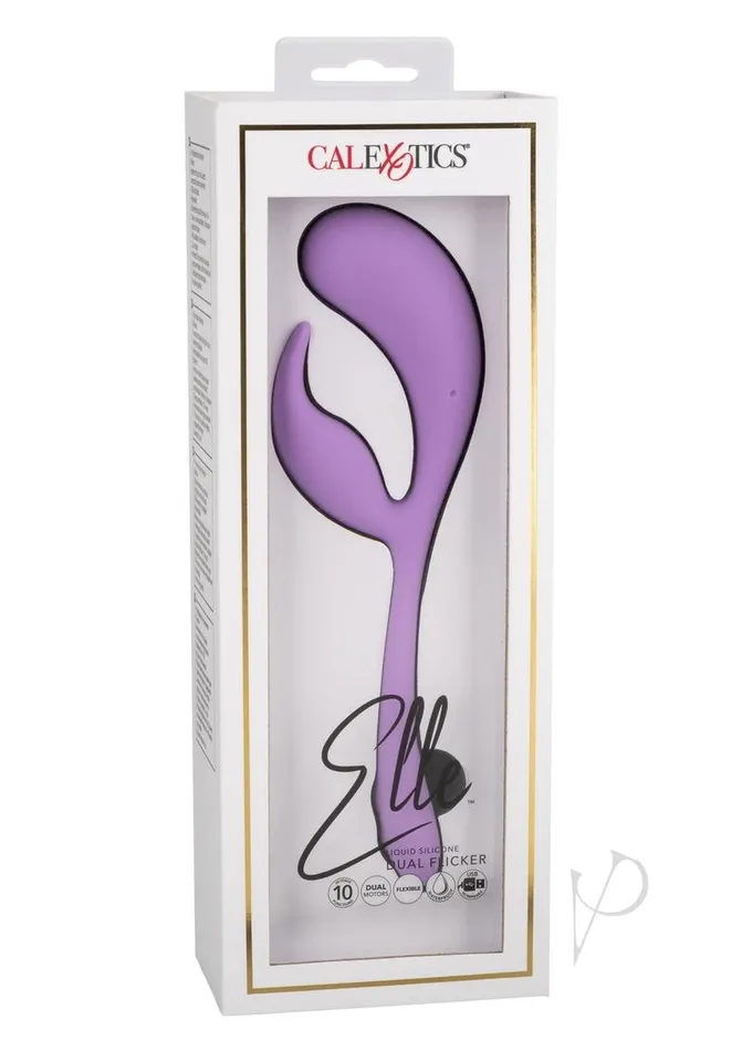 Elle Liquid Silicone Dual Flicker Elle Female Sex Toys