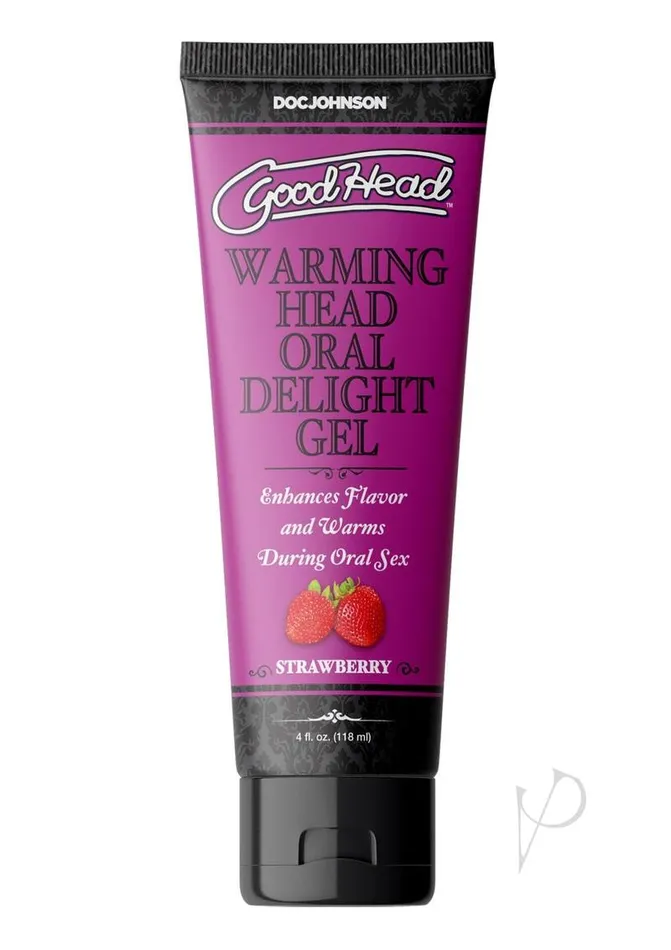 Enhancers GoodHead Goodhead Warm Head Gel Strawber 4oz Bulk