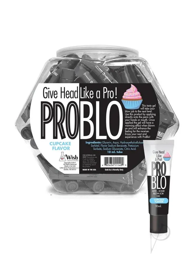 Enhancers Problo Problo Oral Gel Cupcake 10ml 65bowl