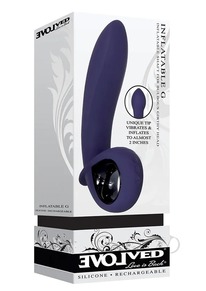 Evolved Vibrators Inflatable G Purple