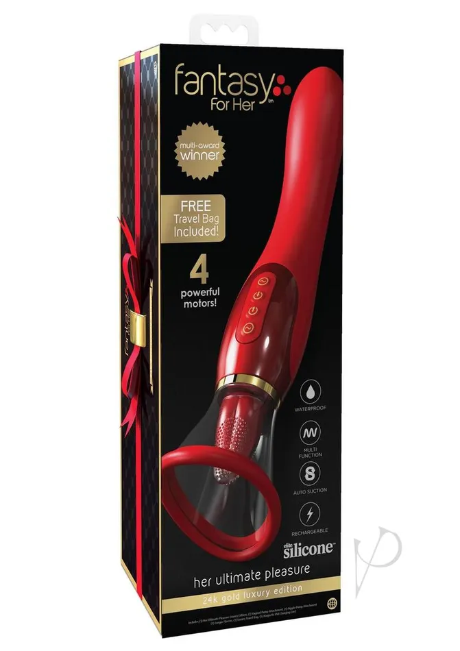 Fantasy For Her Luxury Edition Silicone Vibrating MultiSpeed USB Rechargeable Clit Stimulator Female Sex Toys