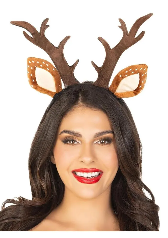 Fawn Ear Antler Headband Os Brown Leg Avenue Vibrators