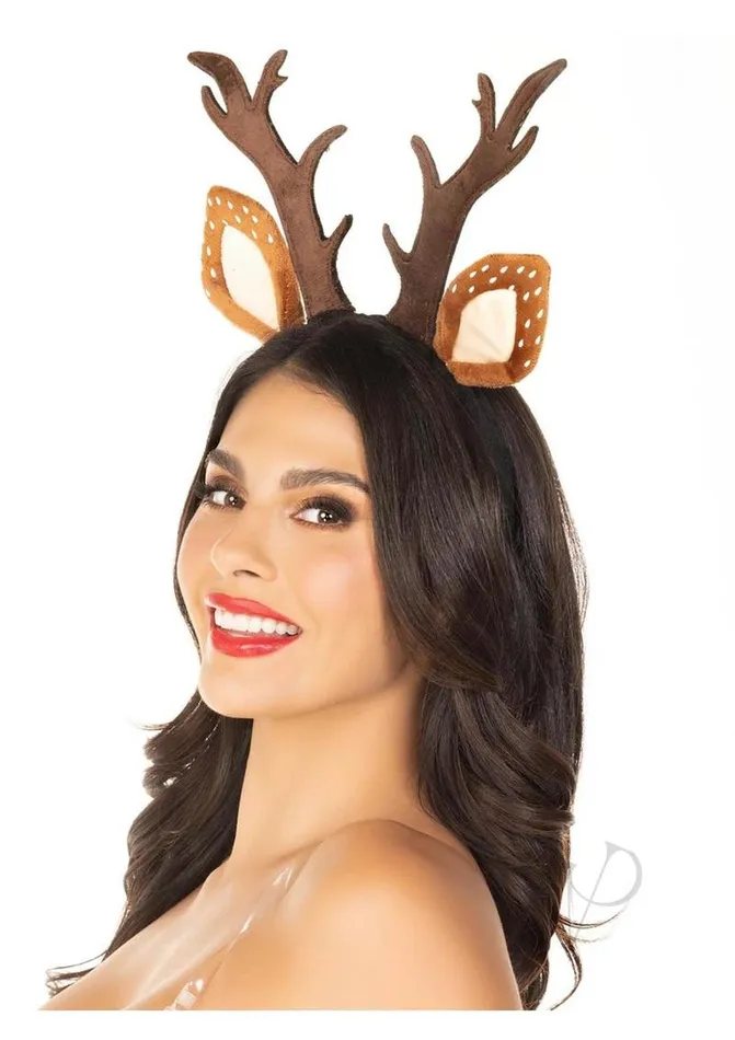 Fawn Ear Antler Headband Os Brown Leg Avenue Vibrators