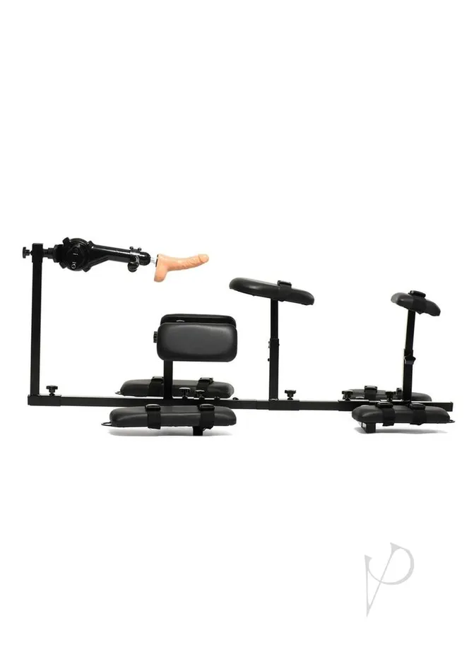 Female Sex Toys Master Series Subversion Deluxe Stockade with Sex Machine