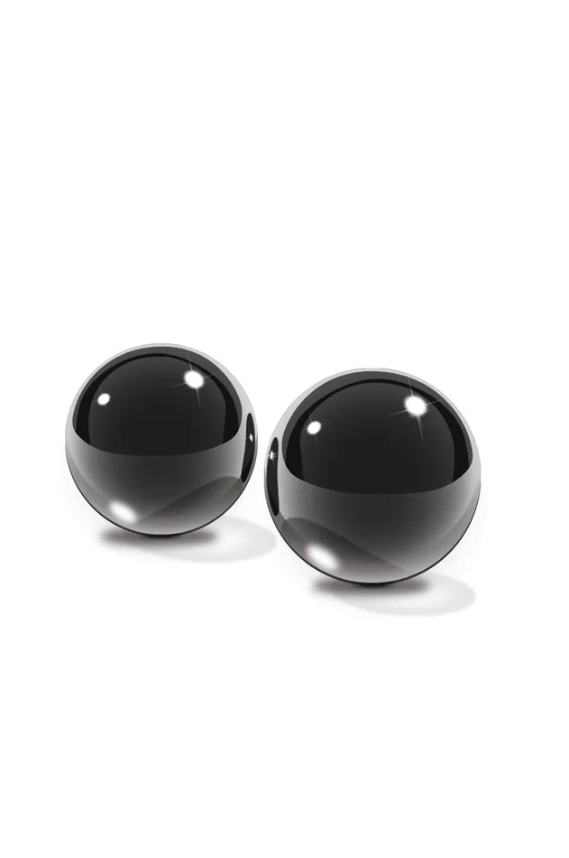 Fetish Fantasy Couples Limited Edition Black Glass BenWa Balls Small Fetish Fantasy Series