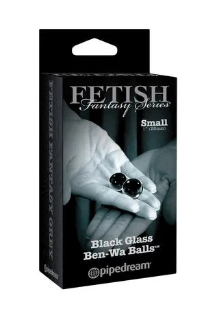 Fetish Fantasy Couples Limited Edition Black Glass BenWa Balls Small Fetish Fantasy Series Fetish Fantasy Couples Limited Edition Black Glass BenWa Balls Small Fetish Fantasy Series