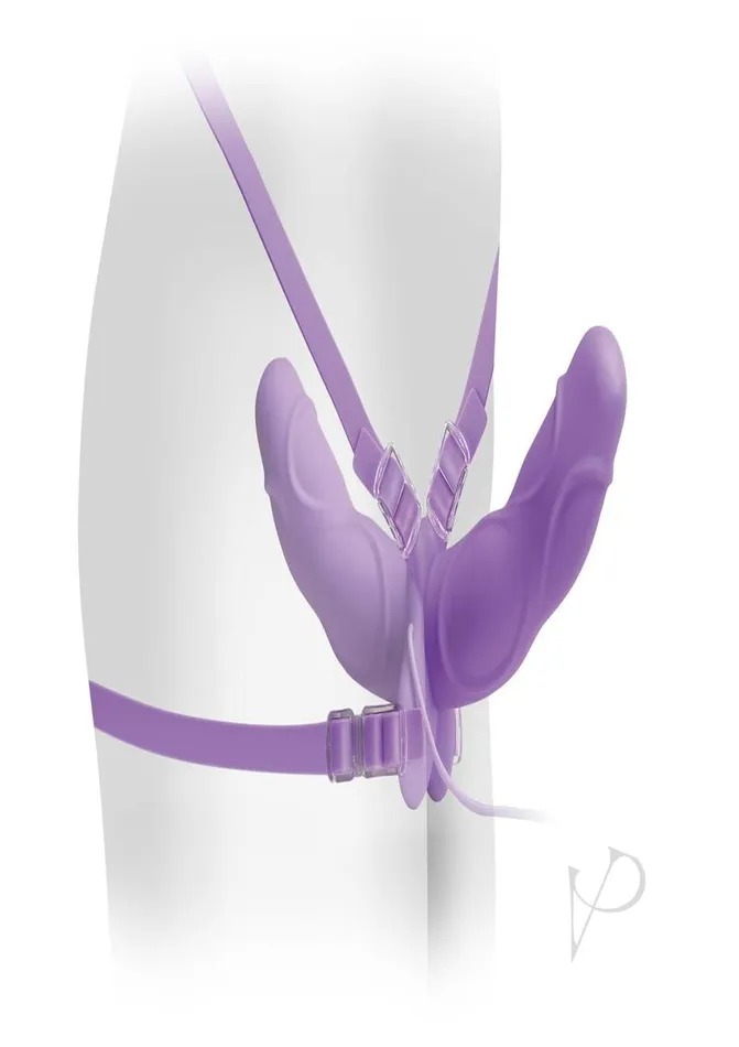 Fetish Fantasy Elite Female Sex Toys Ff Elite Vib Dbl Delight Strap On Purp