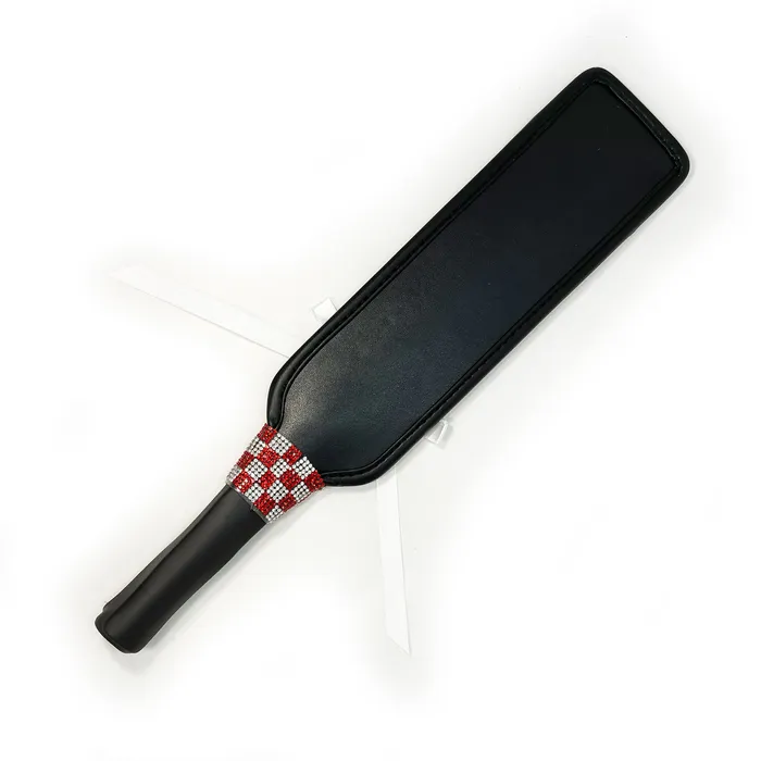 Fetish Pleasure Play Knotted Paddle with White Ribbon YWIL Couples