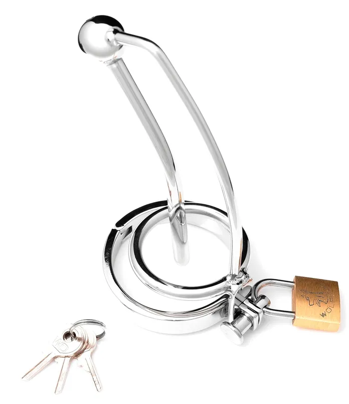 fetishtoyboxcom Male Sex Toys IMPALER STAINLESS STEEL CHASTITY DEVICE