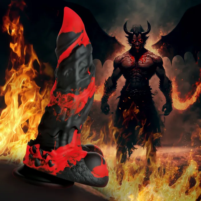 Fiery Demon Monster Dildo XR Brands Dildos