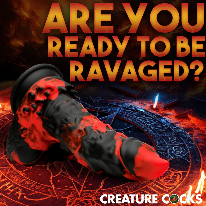 Fiery Demon Monster Dildo XR Brands Dildos