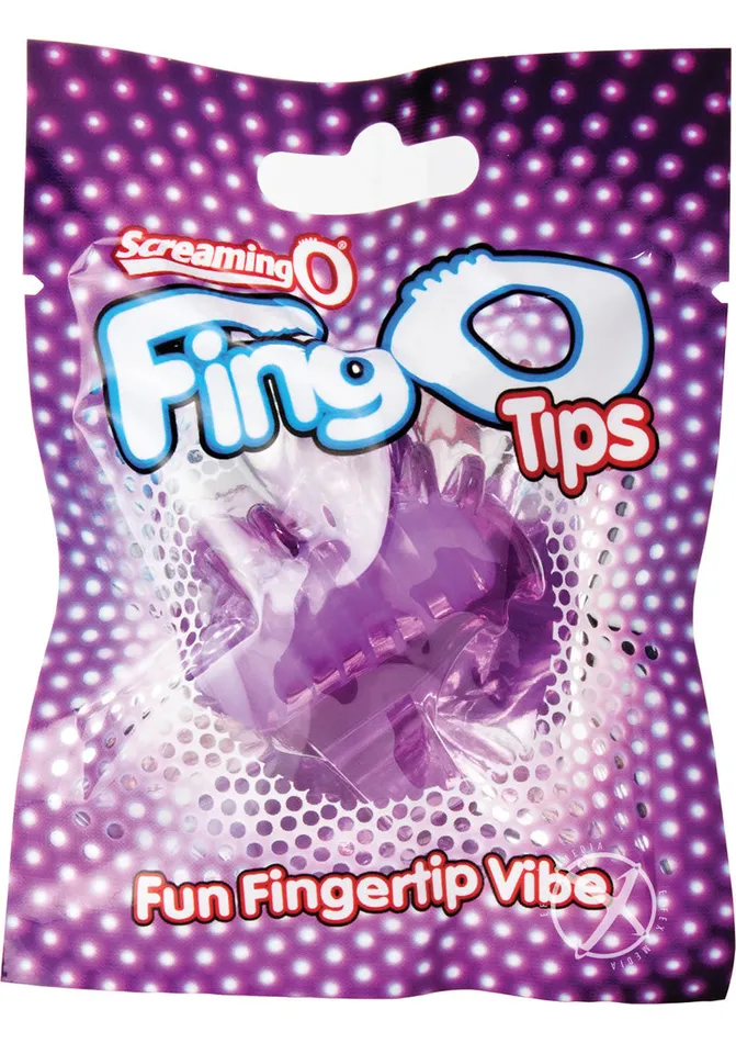 FingO Fing O Tips Purpleindividual Vibrators