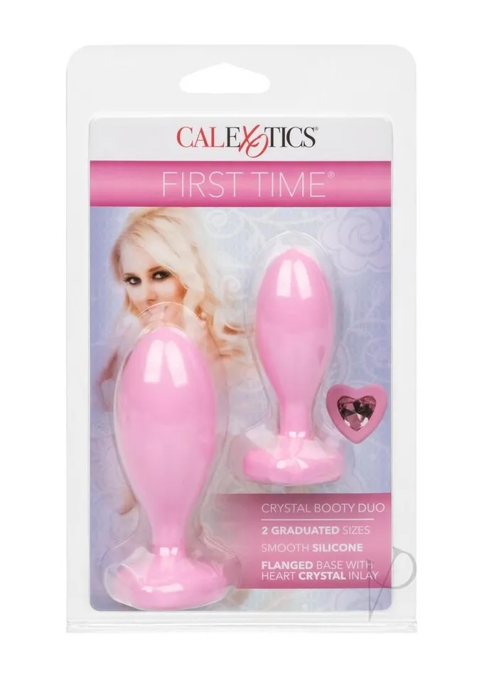 First Time Crystal Booty Duo Pink First Time Vibrators