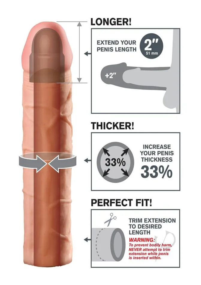 Fx Perfect 2 Xtension Flesh Fantasy XTensions Dildos Fx Perfect 2 Xtension Flesh Fantasy XTensions Dildos