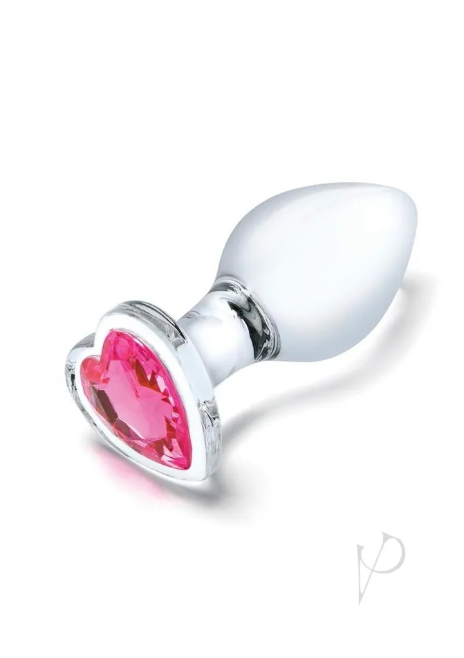 Heart Jewel Glass Anal Training 3pc Clr Glas Anal Heart Jewel Glass Anal Training 3pc Clr Glas Anal