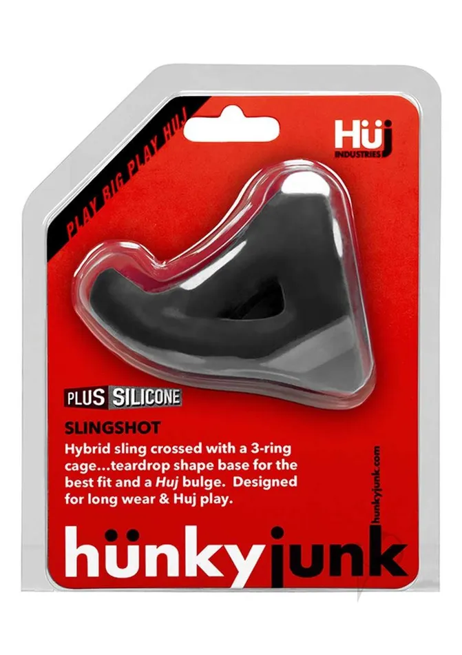Hunkyjunk Male Sex Toys Slingshot 3 Ring Teardrop Tar