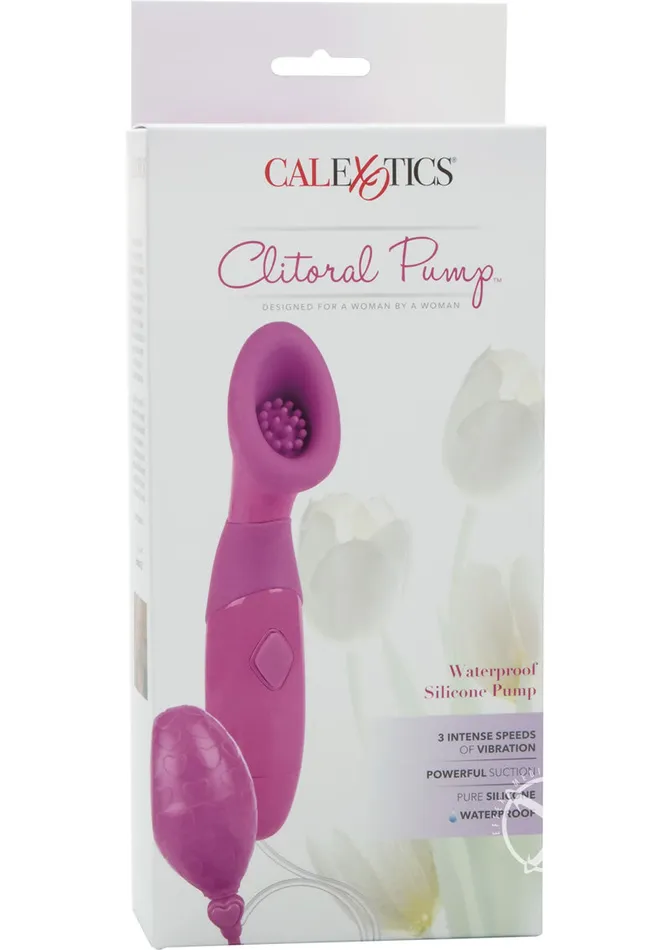 Intimate Pumps Female Sex Toys Waterproof Silicone Clitoral Pump Pink