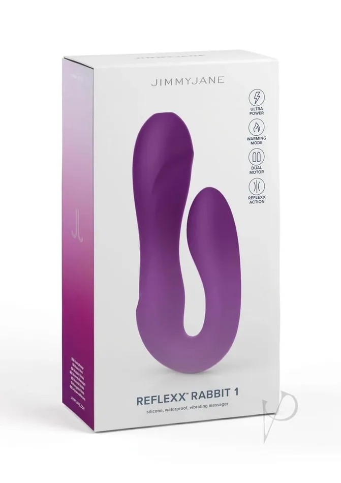 Jimmyjane Vibrators Jimmyjane Reflexx Rabbit 1 Purple