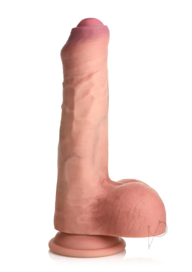 Jock Dildos Jock Dual Dense Uncut Dildo 87 Tan