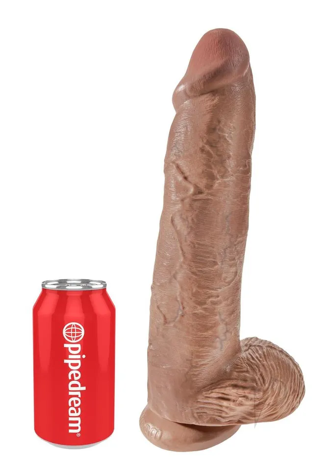 Kc 12 Cock Wballs Tan King Cock Dildos