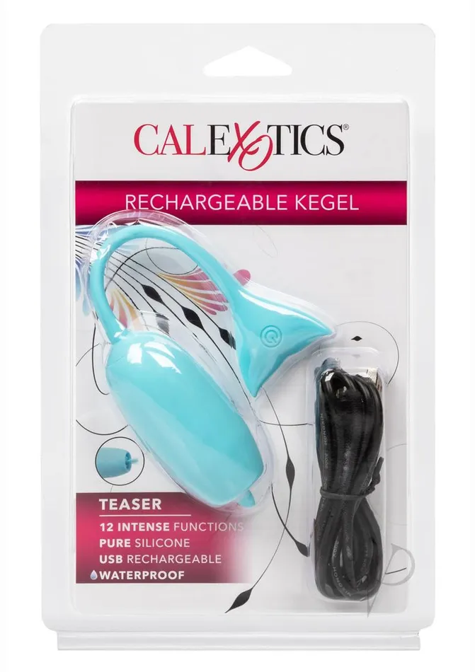 Kegel Female Sex Toys Rechargeable Kegel Teaser Blue