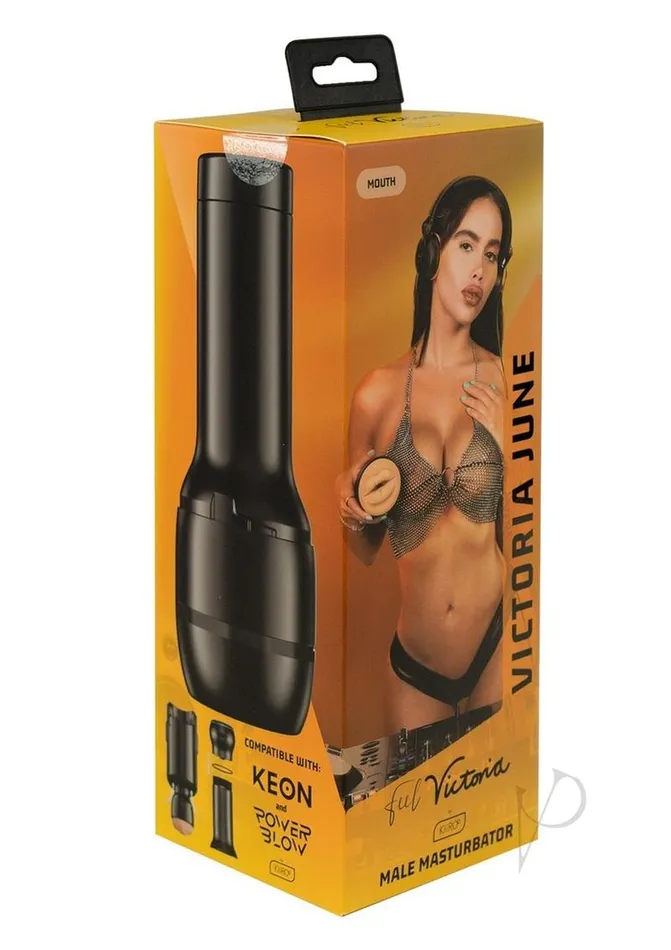 Kiiroo Male Sex Toys Feel Victoria June Mouth Masturbator
