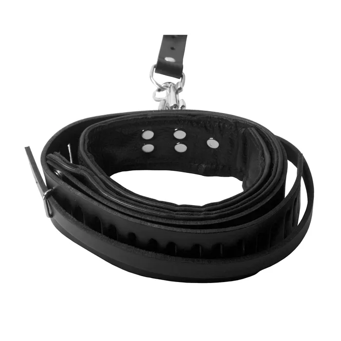 Leather Sling and Stirrups for Ultimate Penetration XR Brands Vibrators