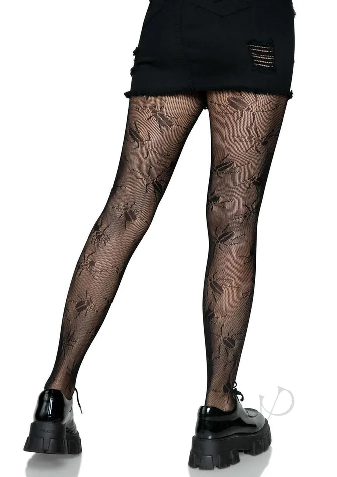 Leg Avenue Anal Beetle Net Tights Os Black Leg Avenue Anal Beetle Net Tights Os Black