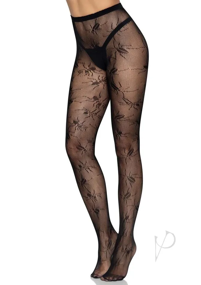 Leg Avenue Anal Beetle Net Tights Os Black Leg Avenue Anal Beetle Net Tights Os Black
