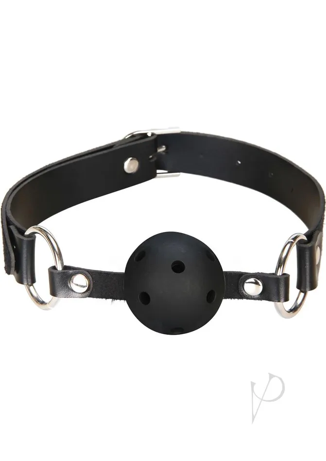 Lux F Breathable Ball Gag Black Lux Fetish Anal