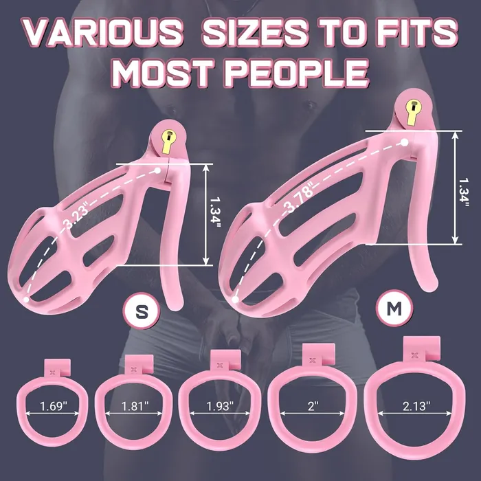 Male Sex Toys CupidSecrets Adjustable Colored Chasity Cage Male Sex Toys CupidSecrets Adjustable Colored Chasity Cage