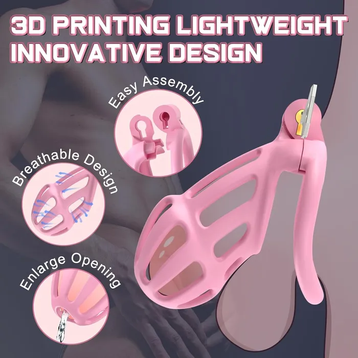 Male Sex Toys CupidSecrets Adjustable Colored Chasity Cage Male Sex Toys CupidSecrets Adjustable Colored Chasity Cage